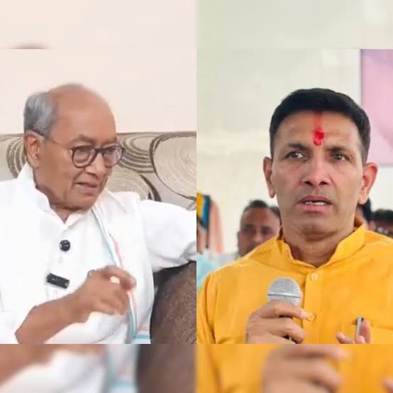 दिग्विजय- जीतू की सफाई के बाद भी नहीं थम रहा कांग्रेस में घमासान